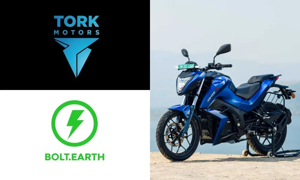 Tork Motors Partners With Bolt.Earth To Expand EV Charging Infrastructure For Its Customers